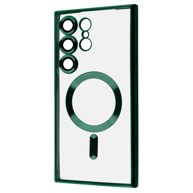 Чехол WAVE Metal Color Case with Magnetic Ring Samsung Galaxy S24 Ultra Dark Green - цена, характеристики, отзывы, рассрочка, фото 1