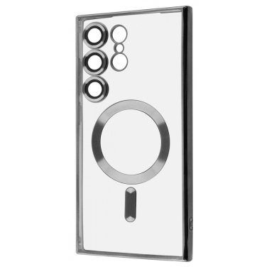 Чехол WAVE Metal Color Case with Magnetic Ring Samsung Galaxy S24 Ultra Silver - цена, характеристики, отзывы, рассрочка, фото 1