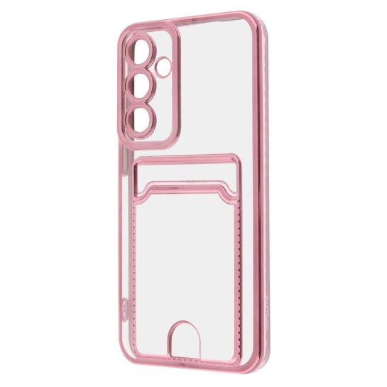 Чехол WAVE Metal Pocket Case Samsung Galaxy S24 Plus Pink - цена, характеристики, отзывы, рассрочка, фото 1