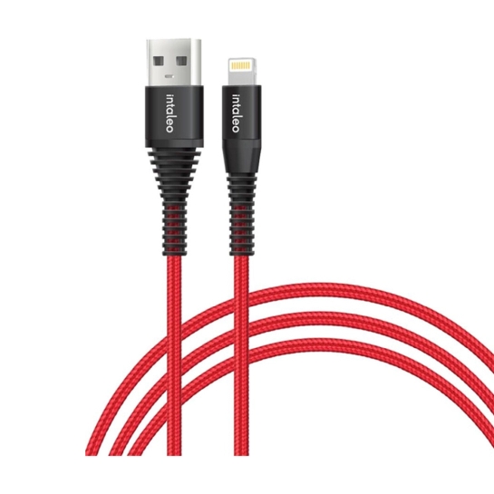 Кабель Intaleo USB to Lightning 1,2m Red - цена, характеристики, отзывы, рассрочка, фото 1
