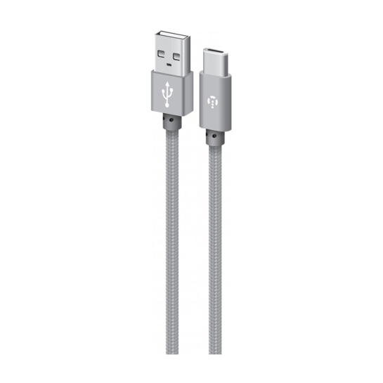 Кабель Intaleo USB Type-C 1m Gray - цена, характеристики, отзывы, рассрочка, фото 1