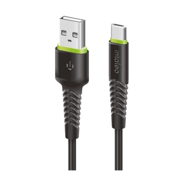 Кабель Intaleo Type-C 2m Black - цена, характеристики, отзывы, рассрочка, фото 1