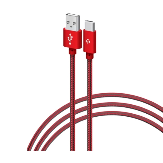 Кабель Intaleo USB Type-C 1m Red - цена, характеристики, отзывы, рассрочка, фото 1