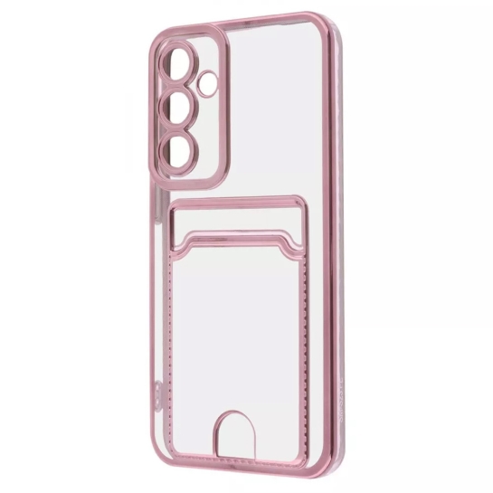 Чехол WAVE Metal Pocket Case Samsung Galaxy S23 FE Pink - цена, характеристики, отзывы, рассрочка, фото 1