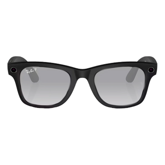 Смарт-очки Ray-ban Meta Wayfarer Shiny Black Frame Green Lenses
