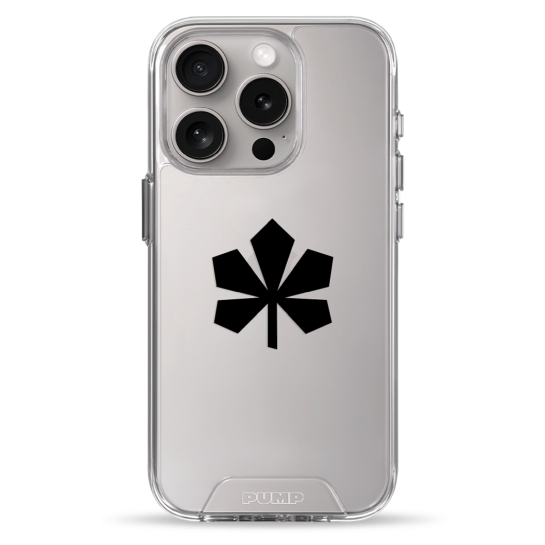 Чохол Pump Transparency Silver Button Case for iPhone 15 Pro Kashtan - ціна, характеристики, відгуки, розстрочка, фото 1