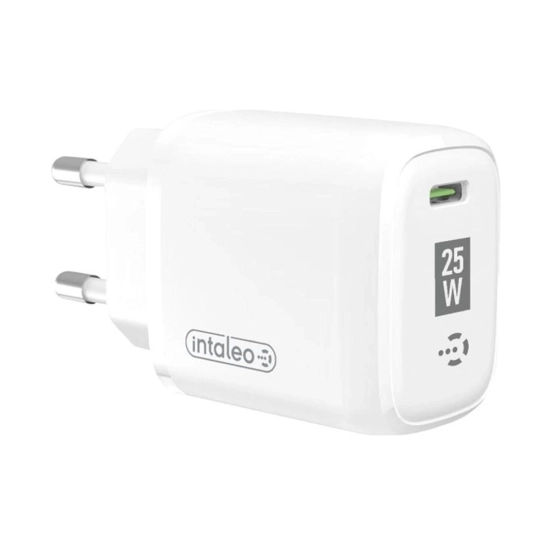Сетевое зарядное устройство Intaleo TCGQPD125 (USB Type-C 25W) White