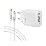 Мережевий зарядний пристрій Intaleo TCGQPD120T White