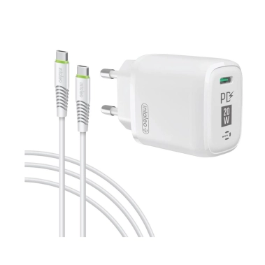 Мережевий зарядний пристрій Intaleo TCGQPD120T White - цена, характеристики, отзывы, рассрочка, фото 1