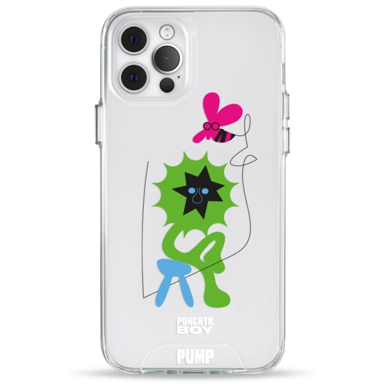 Чехол Pump Transparency Silver Button Case for iPhone 12/12 Pro PUMPxPonchyk Boy - цена, характеристики, отзывы, рассрочка, фото 1