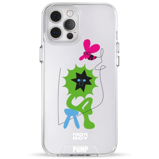 Чохол Pump Transparency Silver Button Case for iPhone 12 Pro Max PUMPxPonchyk Boy - ціна, характеристики, відгуки, розстрочка, фото 1