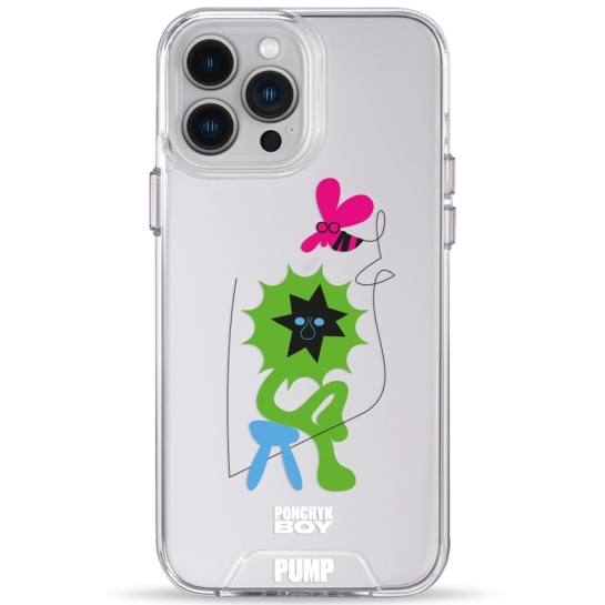 Чохол Pump Transparency Silver Button Case for iPhone 13 Pro Max PUMPxPonchyk Boy - цена, характеристики, отзывы, рассрочка, фото 1