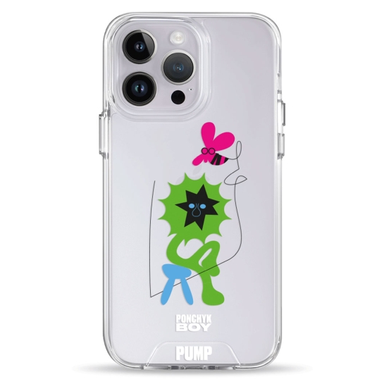 Чохол Pump Transparency Silver Button Case for iPhone 14 Pro PUMPxPonchyk Boy - цена, характеристики, отзывы, рассрочка, фото 1