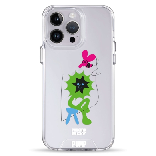 Чохол Pump Transparency Silver Button Case for iPhone 14 Pro Max PUMPxPonchyk Boy - цена, характеристики, отзывы, рассрочка, фото 1