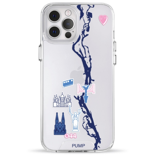Чохол Pump Transparency Silver Button Case for iPhone 12 Pro Max PUMPx044cafe - цена, характеристики, отзывы, рассрочка, фото 1