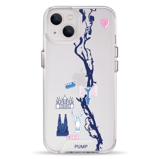 Чохол Pump Transparency Silver Button Case for iPhone 13 PUMPx044cafe - цена, характеристики, отзывы, рассрочка, фото 1