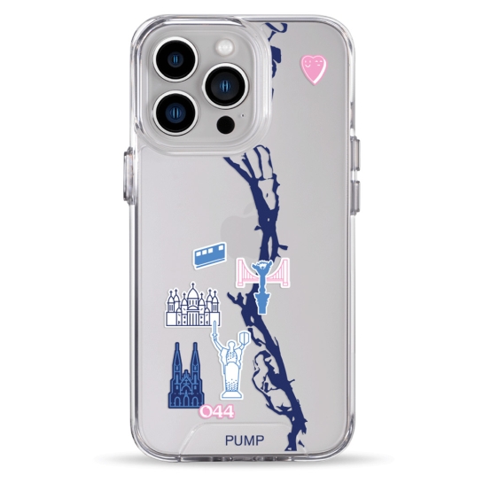 Чохол Pump Transparency Silver Button Case for iPhone 13 Pro PUMPx044cafe - цена, характеристики, отзывы, рассрочка, фото 1