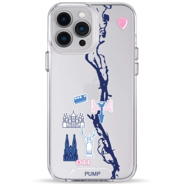 Чохол Pump Transparency Silver Button Case for iPhone 13 Pro Max PUMPx044cafe - цена, характеристики, отзывы, рассрочка, фото 1