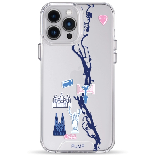 Чохол Pump Transparency Silver Button Case for iPhone 13 Pro Max PUMPx044cafe - цена, характеристики, отзывы, рассрочка, фото 1