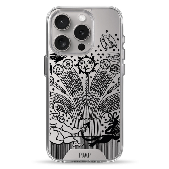 Чехол Pump Transparency Silver Button Case for iPhone 15 Pro PUMPxSpelta - цена, характеристики, отзывы, рассрочка, фото 1