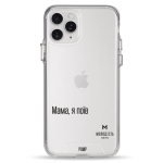 Чехол Pump Transparency Silver Button Case for iPhone 11 Pro PUMPxMolodist