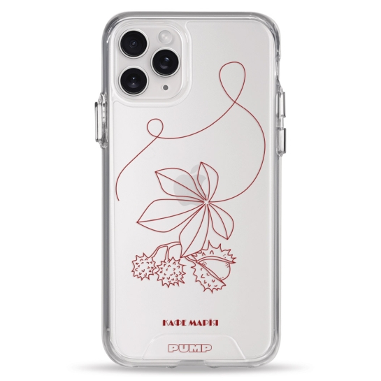 Чехол Pump Transparency Silver Button Case for iPhone 11 Pro PUMPxCafe Maria - цена, характеристики, отзывы, рассрочка, фото 1