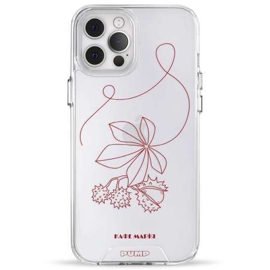Чохол Pump Transparency Silver Button Case for iPhone 12 Pro Max PUMPxCafe Maria - ціна, характеристики, відгуки, розстрочка, фото 1