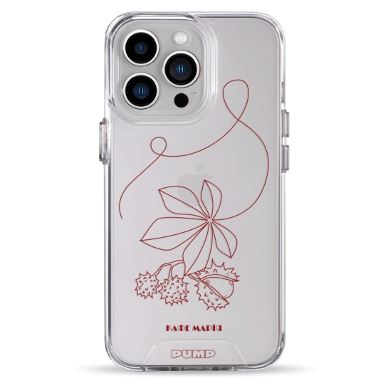 Чохол Pump Transparency Silver Button Case for iPhone 13 Pro PUMPxCafe Maria - ціна, характеристики, відгуки, розстрочка, фото 1