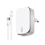 Сетевое зарядное устройство Intaleo TCG242 12W Lightning White