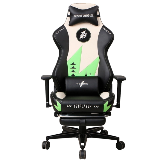 Игровое кресло 1stPlayer Duke Black-White-Green