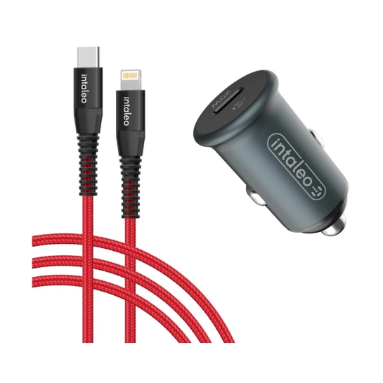 Автомобильное зарядное устройство Intaleo CCGQPD120L Gray