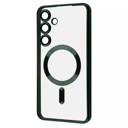 Чохол WAVE Metal Color Case with Magnetic Ring Samsung Galaxy S23 FE Dark green - ціна, характеристики, відгуки, розстрочка, фото 1