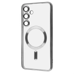 Чехол WAVE Metal Color Case with Magnetic Ring Samsung Galaxy S23 FE Silver