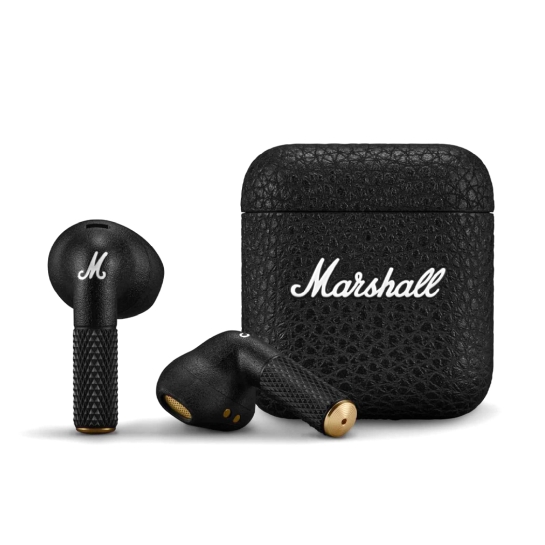Бездротові навушники Marshall Minor IV Black - цена, характеристики, отзывы, рассрочка, фото 1