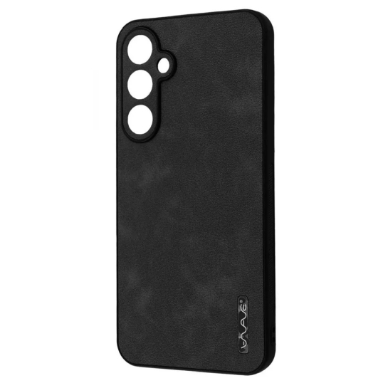 Чехол WAVE Leather Case Samsung Galaxy S23 FE Black - цена, характеристики, отзывы, рассрочка, фото 1