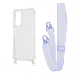 Чехол WAVE Clear Case with Strap Samsung Galaxy A25 Light purple