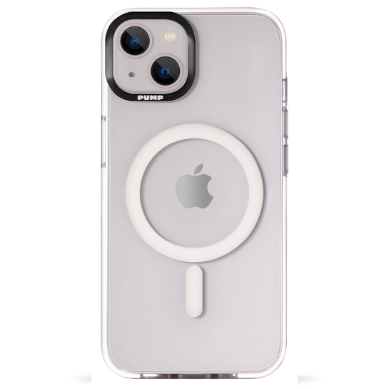 Чохол Pump Silicone Case 01 with MagSafe for iPhone 13/14 Clear - цена, характеристики, отзывы, рассрочка, фото 1