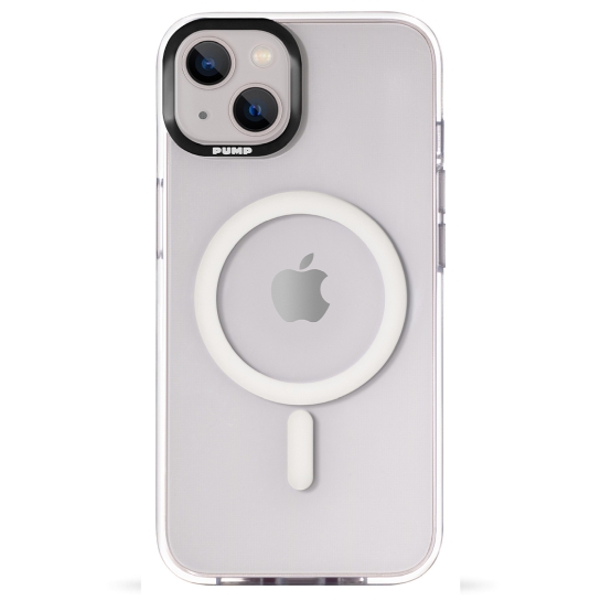 Чохол Pump Silicone Case 01 with MagSafe for iPhone 13/14 Clear - ціна, характеристики, відгуки, розстрочка, фото 1