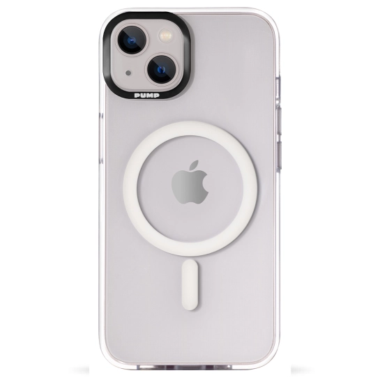 Чехол Pump Silicone Case 01 with MagSafe for iPhone 13/14 Clear