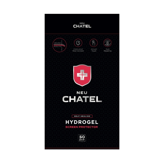 Гидрогелевая защитная пленка NEU CHATEL Hydrogel Screen Protection Clear - цена, характеристики, отзывы, рассрочка, фото 1