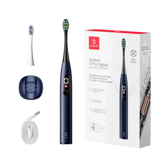 Электрическая зубная щетка Xiaomi Oclean X Pro Digital Electric Toothbrush Dark Blue
