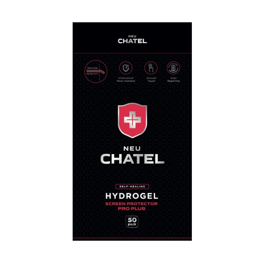 Гидрогелевая захисна плівка NEU CHATEL Hydrogel Screen Protection PRO PLUS Clear