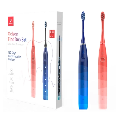Электрическая зубная щетка Xiaomi Oclean Find Duo Set Red and Blue - цена, характеристики, отзывы, рассрочка, фото 1