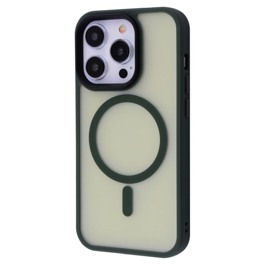Чохол WAVE Matte Insane Case with MagSafe for iPhone 14 Pro Green - ціна, характеристики, відгуки, розстрочка, фото 1