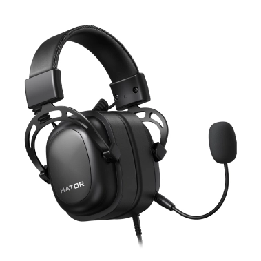 Игровая гарнитура HATOR Hypergang 2 Black (HTA-910) - цена, характеристики, отзывы, рассрочка, фото 1