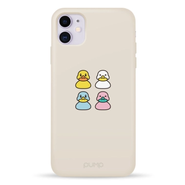Чохол Pump Silicone Minimalistic Case with MagSafe for iPhone 11 Ducks # - цена, характеристики, отзывы, рассрочка, фото 1