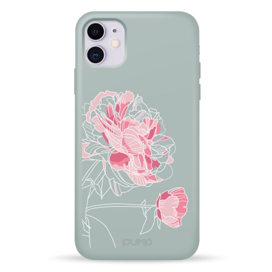 Чехол Pump Silicone Minimalistic Case with MagSafe for iPhone 11 Peony # - цена, характеристики, отзывы, рассрочка, фото 1