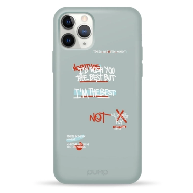 Чехол Pump Silicone Minimalistic Case for iPhone 11 Pro Im the best # - цена, характеристики, отзывы, рассрочка, фото 1