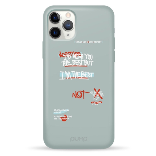 Чехол Pump Silicone Minimalistic Case for iPhone 11 Pro Im the best # - цена, характеристики, отзывы, рассрочка, фото 1