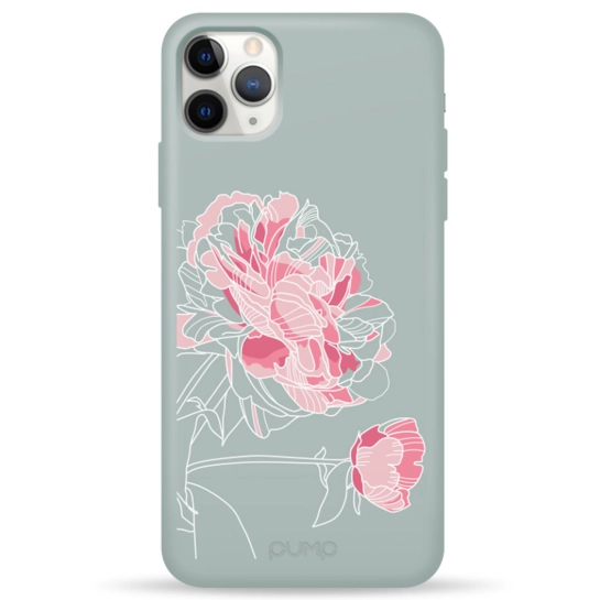 Чохол Pump Silicone Minimalistic Case for iPhone 11 Pro Max Peony #